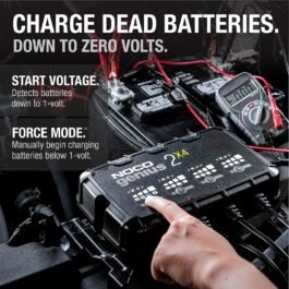 GENIUS 2X4 – 8A 4-Bank Battery Charger & Maintainer